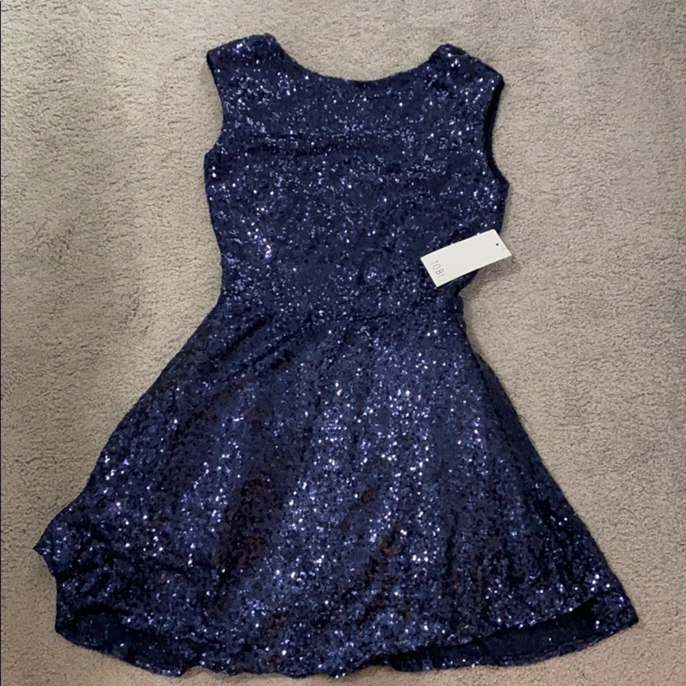 Blue sparkly dress TOBI